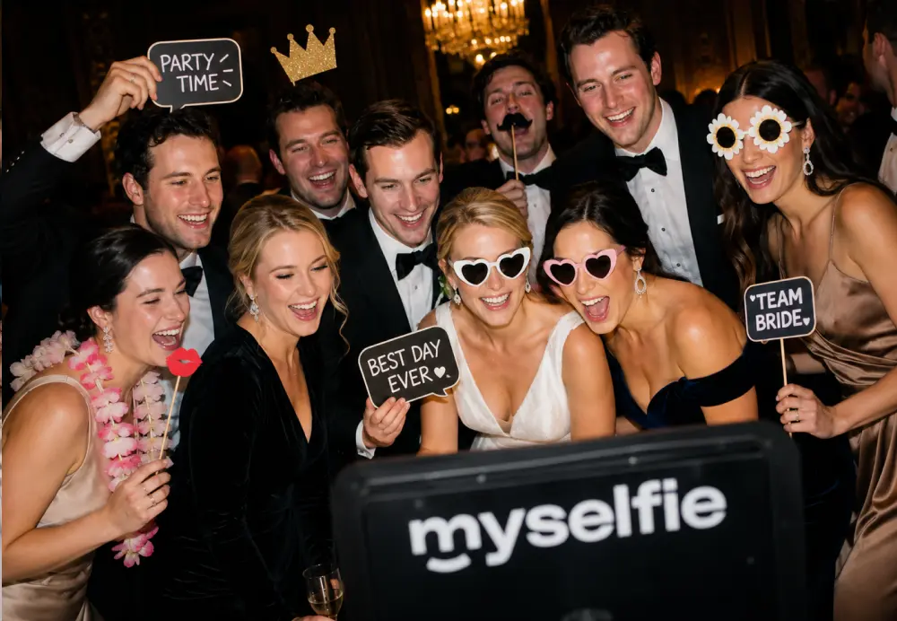 Myselfie Fotobox im Einsatz